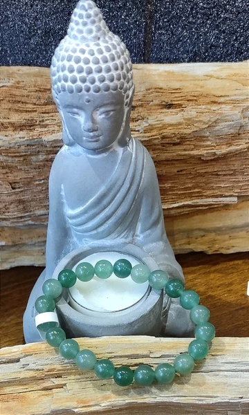 Bracelet Aventurine verte 8mm