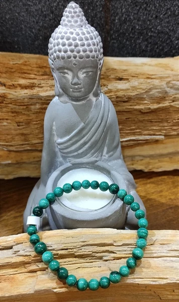 Bracelet Malachite   6mm